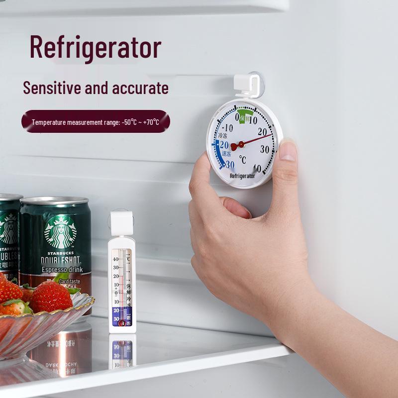 Indoor Refrigerator & Freezer Thermometer with Precise Humidity Measurement