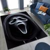 Ковер с персонажами ужасов S-Scream Ghost Face для спальни, гостиной, дивана, домашний придверный коврик для декора, большой детский игровой нескользящий коврик для пола