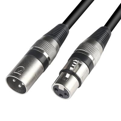 XLR Микрофонный кабель 3-контактный балансный папа-мама Аудио патч-корд для микшера и сценического использования
