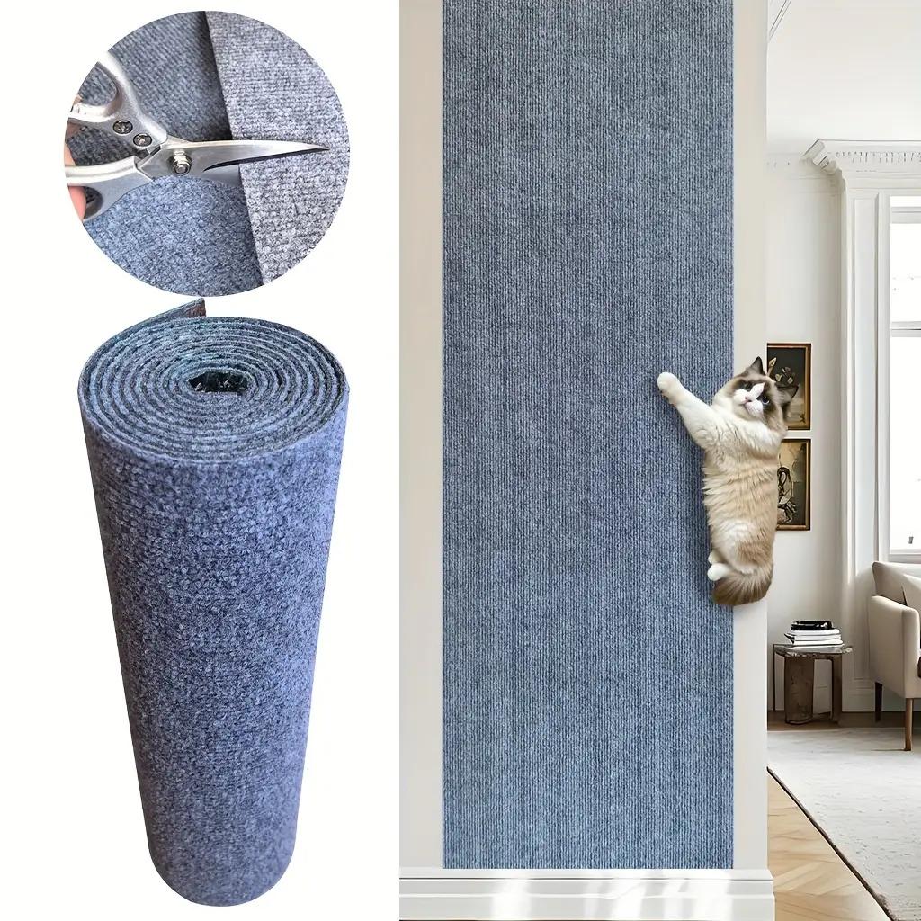 Self-Adhesive Scratching Mat,Durable Polyester Felt,For Walls and Furniture,Stylish Pet Accessory Essential For Pet Owners