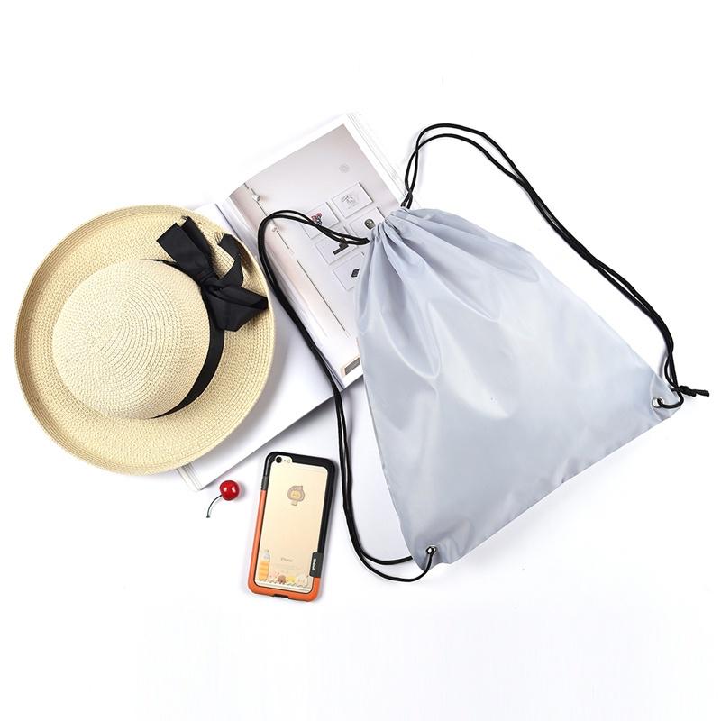 Sport Cinch Sack Environmental Waterproof Gym Duffle Backpack Pack Pouch Drawstring Bag