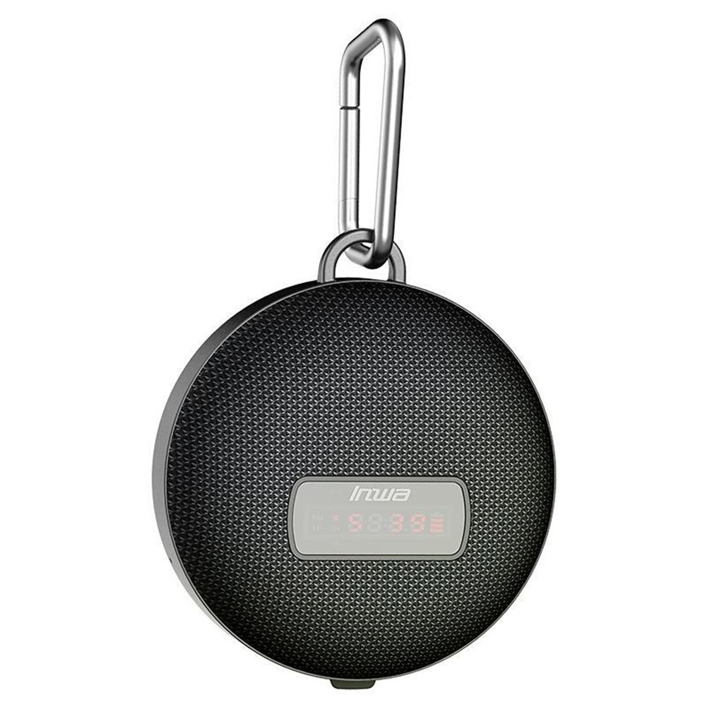 2200mAh Outdoor Subwoofer Digital Display Bluetooth-compatible Portable Speaker Type-C USB Rechargeable for Scooter Motorcycle