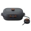 Doshisha Roasted Sweet Potato Maker with Timer and Flat Gray Pieria Plate,