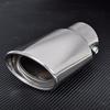 Серебристый хромированный автомобильный внедорожник, грузовик, хвостовая труба выхлопной трубы, накладки на глушитель, труба
