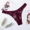 High Quality Women's Low Waist Lace Floral Panties Thong Sexy G -String Brief Underpants Thong Intimates Lingerie Underwear Tangas Calcinhas Bragas