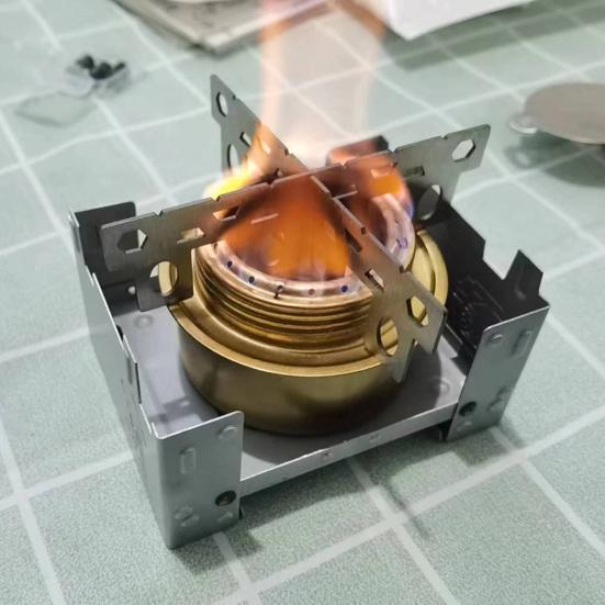 Alcohol Stove Stand Rack Rustproof Heat-Resistant Compact Size Lightweight Outdoor Stove Bracket Camping Supplies