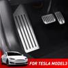 Для Tesla Model 3 Model3 аксессуары Алюминиевый сплав педаль акселератора газ топливо тормоз педаль подставка чехол для педали автомобильный стиль