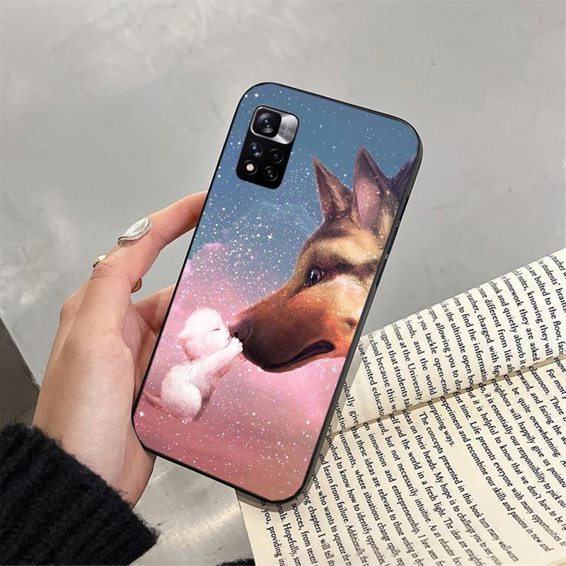 Чехол для телефона с немецкой овчаркой для iPhone Samsung Galaxy Redmi Xiaomi Oppo OnePlus Note SA 7 8 9 10 11 12 13 14 20 21 22 23 53 54 Pro Max Plus Ultra