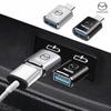 Автомобильный адаптер-преобразователь USB 3.0 на Type-C, детали интерьера для Mazda CX3 2 323 CX5 CX30 2015 Atenza 3 GJ MX3 RX7 Axela MX30