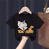 2025 Tom and Jerry Children T-Shirt Kawaii T Shirt Anime Cartoons Children Casual Clothes Tee Shirt Kid Girl Boy Fashion Y2K Top