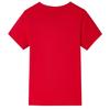 T-shirt pour enfants rouge 92/104/116/128/140