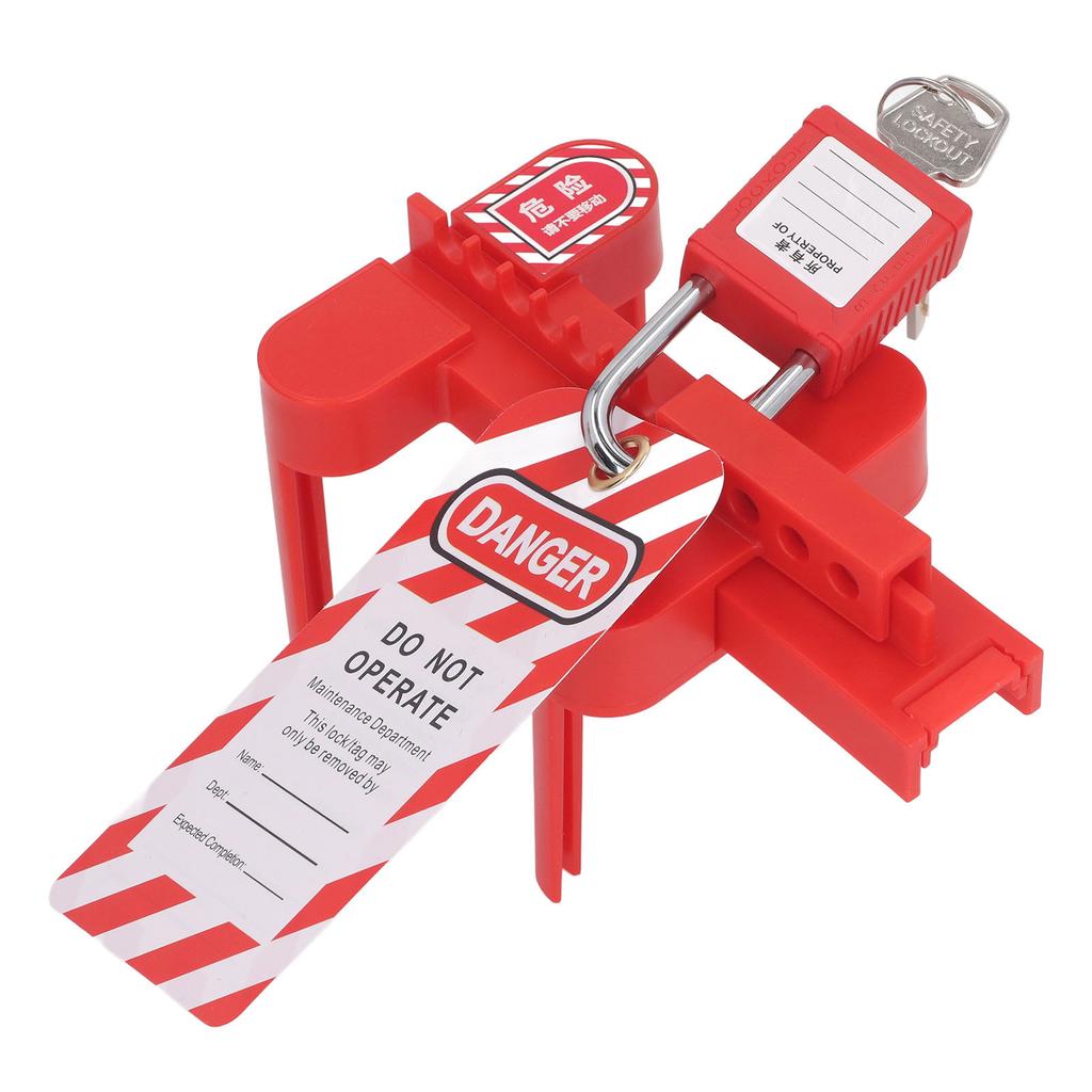 Комплект из 3 шт. Устройство блокировки шарового крана DN50-DN100 PP Регулируемое устройство блокировки шарового крана для химических заводов