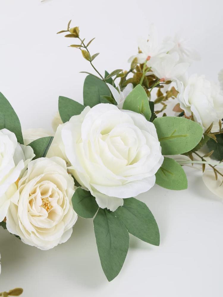 Свадебные цветы Знак приветствия Цветы Поддельные розы Комбинированные шелковые пионы для свадебных украшений Свадебный душ Центральные украшения