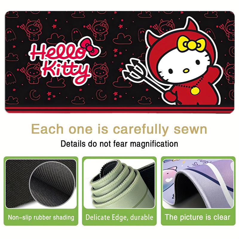 1pc Hello Kitty Devil Theme Computer Pad with Vibrant Print, Mouse Pads for Desk 137