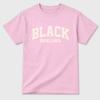 Графическая футболка Varsity Black Excellence. Графическая футболка от бренда уличной одежды. 4s Заледенелый Кармин