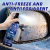 Профессиональный спрей против замерзания и запотевания - Формула для предотвращения льда и тумана, Быстродействующий очиститель стекол и зеркал, Безопасный для всех