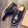 Кожаная обувь мужская весенняя дышащая повседневная обувь на шнуровке мужская рабочая обувь для бизнеса мужская обувь на мягкой подошве модная рабочая обувь обувь для вождения