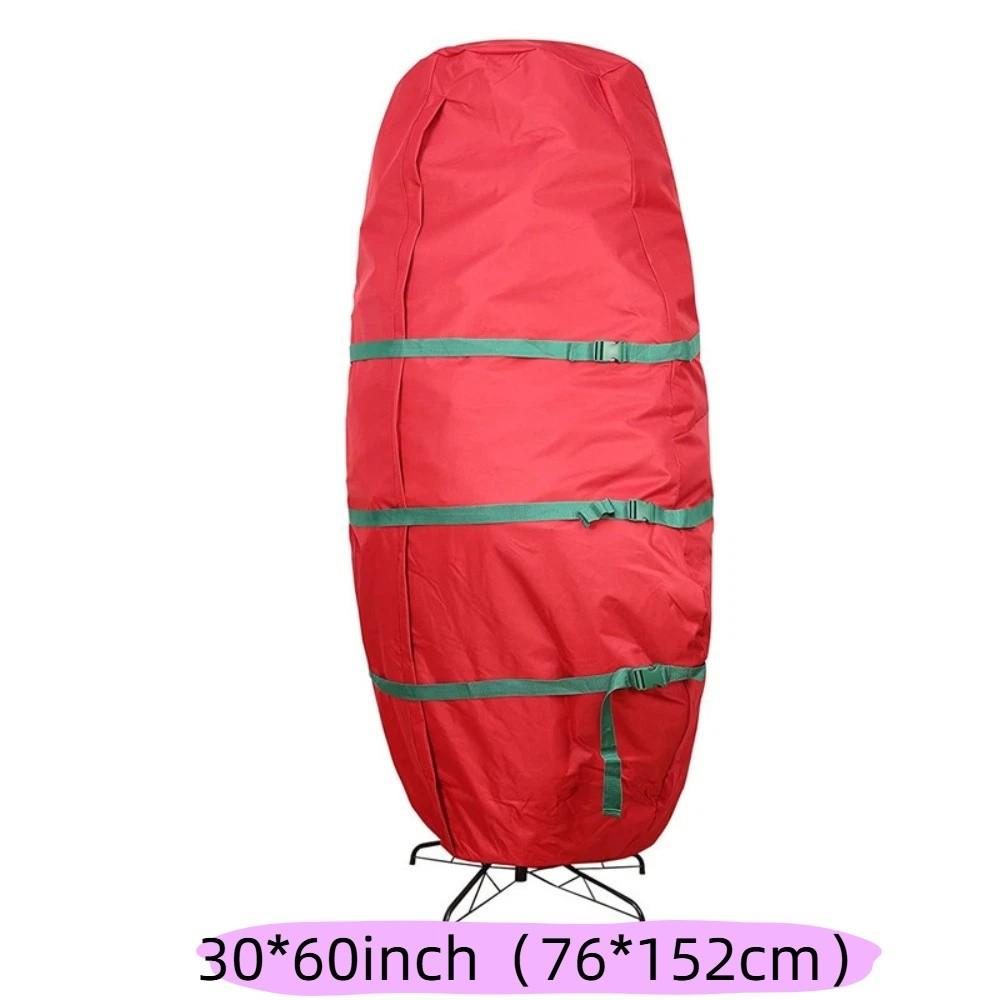 Waterproof Christmas Tree Storage Bag Heavy Duty Dustproof Christmas Tree Cover Smooth Zipper Oxford Cloth