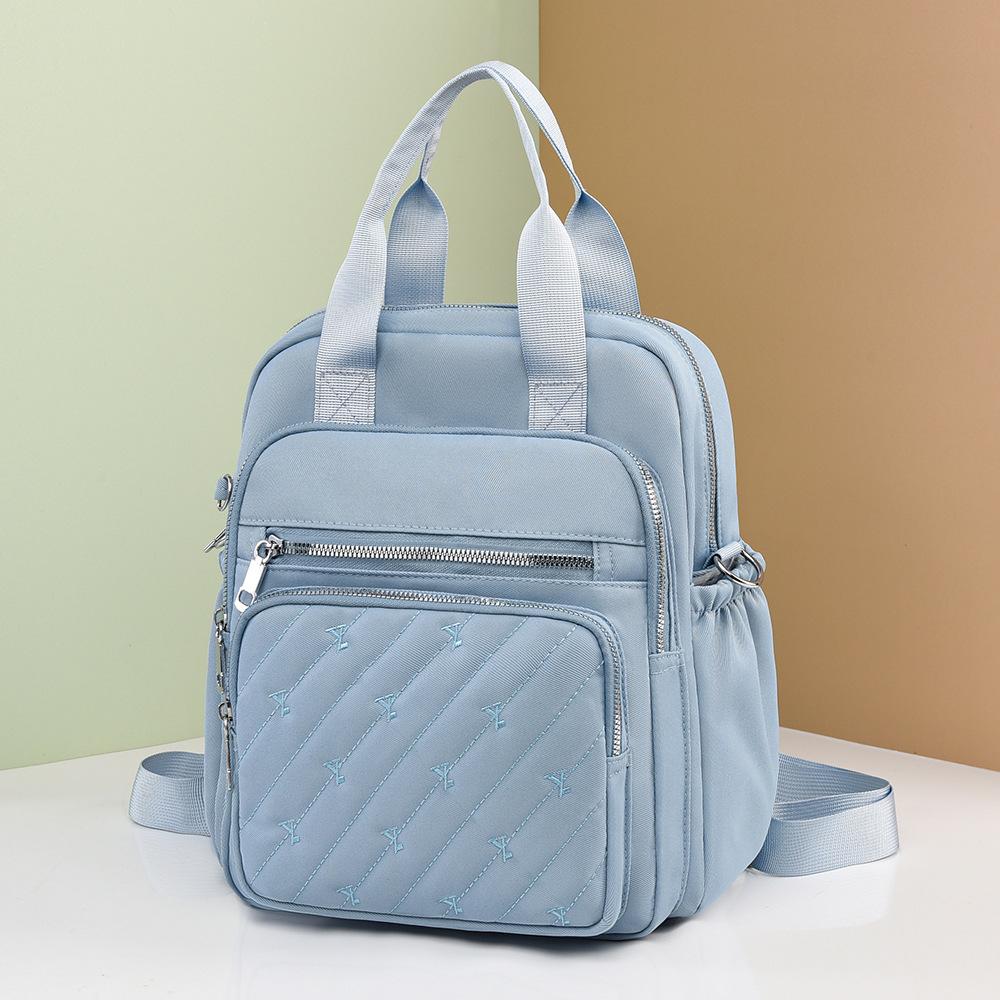 Стильный мини-рюкзак из ткани Оксфорд с простеганным дизайном – Легкая и прочная сумка кроссбоди для женщин