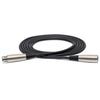 Hosa CMI-125 7.6m XLR Male To Female Microphone Cable