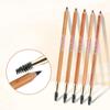 Double-ended Eyebrow Pencil Eyebrow Brush Tattoo Waterproof Non-smudge Hard Core Wooden Eyebrow Pencil