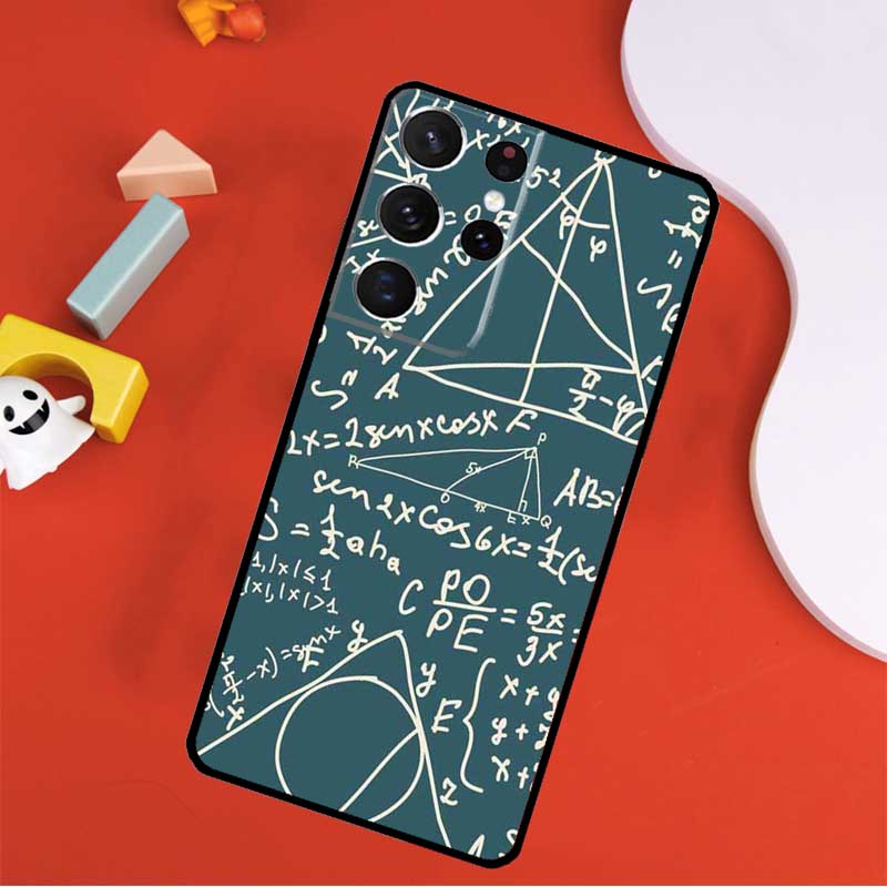 E mc2 Формула Математика Забавный Научный Чехол для Телефона для Samsung Galaxy S24 Ultra S25 Ultra S9 S10 S20 S21 S22 S23 Plus S24 FE