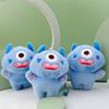 Cute Cartoon One-Eyed Monster Plush Keychain and Backpack Decoration