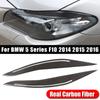 Натуральные карбоновые фары, брови, веки для BMW F10 5 серии 2014-2017, накладка на передние фары, брови