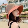 Солнцезащитная шляпа Пляжная шляпа Женская солнцезащитная модная тонкая шляпа рыбака