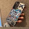 Чехол для телефона с мультяшным медведем в стиле граффити для iPhone 17 16 15 14 13 12 11 Pro Max Plus, противоударная матовая задняя крышка