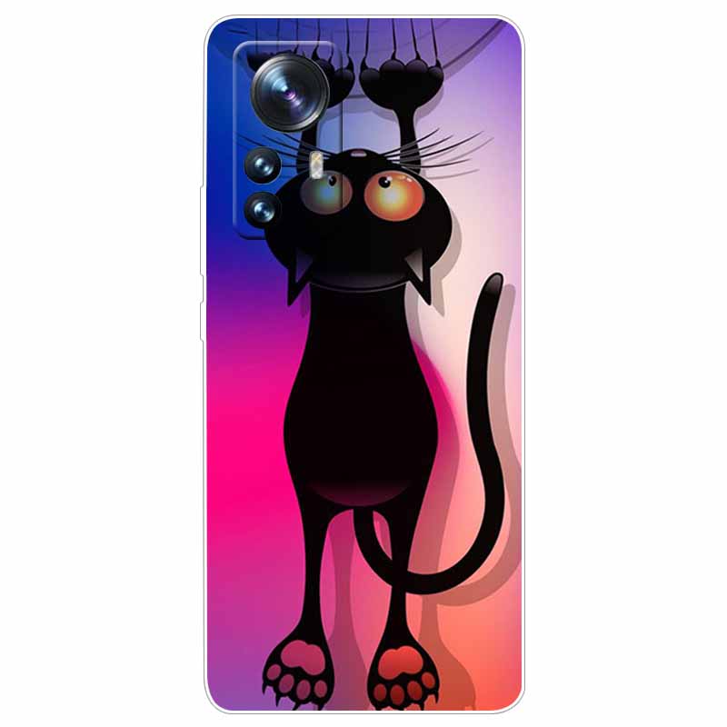 Чехол для Xiaomi 12T Pro 5G 12 T Кот Космос Мягкий ТПУ Прозрачный Силикон Funda Чехлы для Xiaomi 12T 5G Чехол 12TPro Ударопрочный 2022