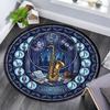 Musical Harmony Glass Round Area Rug Under Office Chairs Bedroom Living Room Home Decor