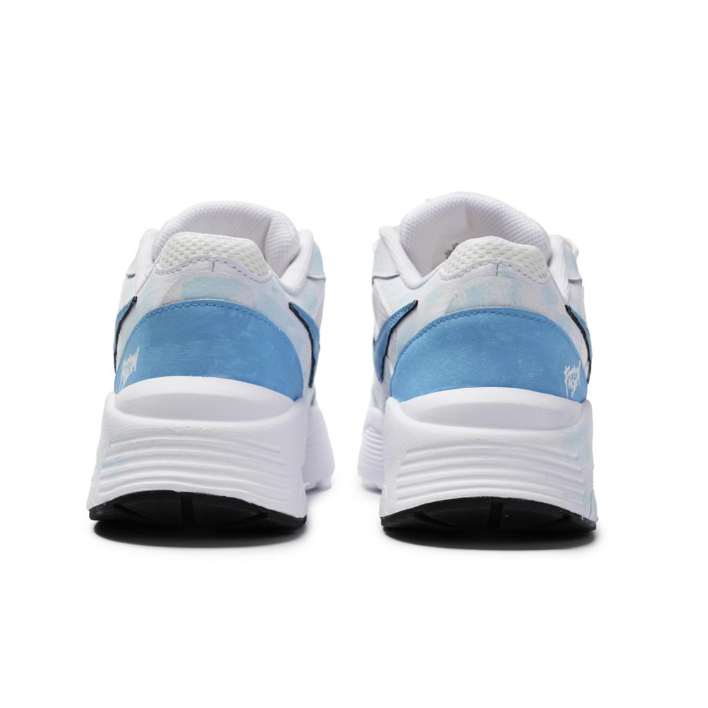 Nike Air Max Fusion Leather Slip Resistant Low top Running Shoes Unisex Blue CJ1670-102(Team2058-S-BOX)