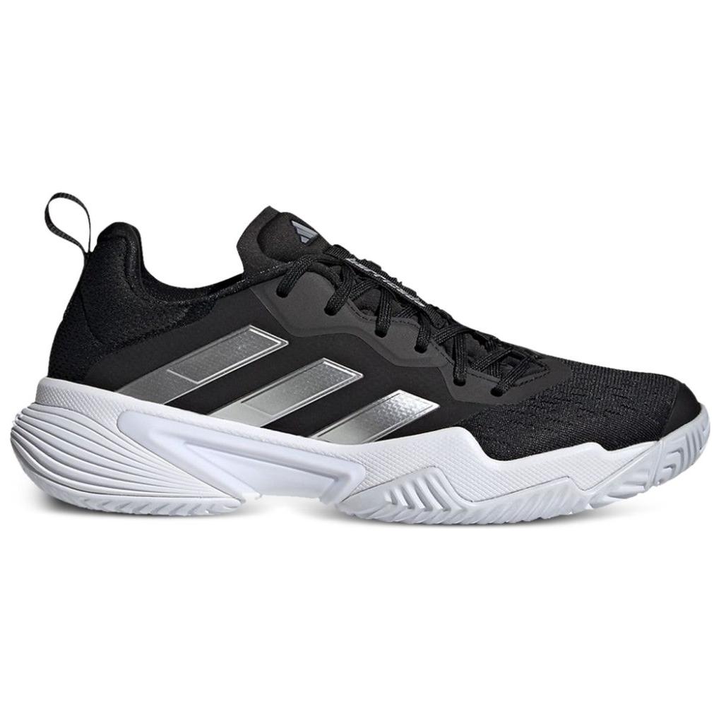 Adidas Barricade Black Silver Metallic Women Sneakers Core-Black Cloud-White ID1556