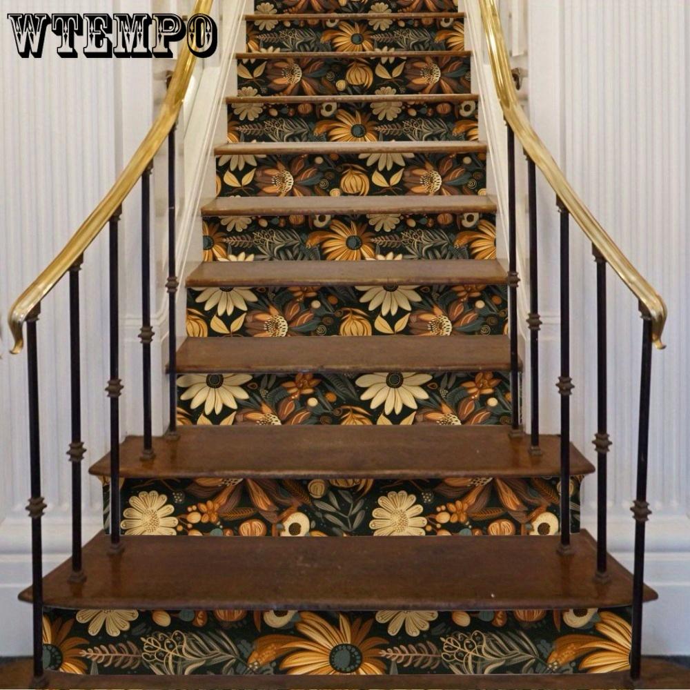 2rolls Leaf Wallpaper Peel and Stick Dark Floral Wallpaper Vintage Self-Adhesive Wall Sticker Removable Contact Paper for Home Decor Living Room