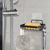 Stainless Steel Soap Rack with Hooks Soap Holder Soap Saver Wall Mounted Soap Dish  Kitchen