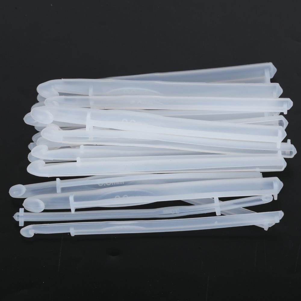 20pcs White Silicone Craft Moulds Silicone Resin Silicone Mold Knitting Sweaters Tool Resin Crafts