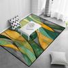 Modern Abstract Big Size Decorative Rug for Living Room Non-slip Easy Cleaning Coffee Tables Mat Office Cloakroom Carpet Flannel
