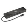 Хаб Club 3D USB Gen2 Type-C с 2 портами Type-C (поддержка Dual 8K30Hz / 4K120Hz), 2 портами USB-A, 1 портом USB-C (100 Вт), 1 портом HDMI/USB Display, 6-в-1, (ДСК) / (ДСК), A, RJ45, 10 Гбит/с, PD3.0