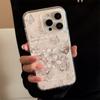 Двухслойная цепочка с подвеской 'Роза Мечты и Бабочка' для Iphone15 17promax Подходит для 16 Apple 14 Чехол для мобильного телефона 11 Фея