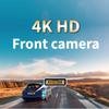 3-объективная GPS WiFi UHD 4K Автомобильный видеорегистратор Видеокамера для автомобиля Передняя Внутренняя Задняя Супер Ночное Видение Циклическая Запись Автомобильные Аксессуары