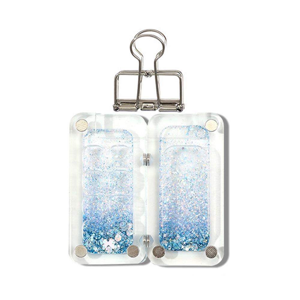 Acrylic Watercolor Paint Palette Magnetic Quicksand Travel Painting Tray Waterproof Mini Paint Pigment Box Outdoor