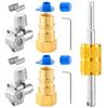 Tigbear A/C Aftermarket Valve Kit Retrofit Valve Kit R12 To R134A Conversion Adapter with