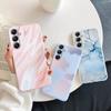 Marble Patterned Soft Silicone Case For Xiaomi Redmi Note 13 14C Samsung M35 A55 S24 A06 iPhone Huawei Honor Realme Camera Protective Shockproof Cover