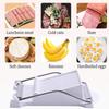 Lunch Meat Slicer Luncheon Meat Slicer Multifunctional Stainless Steel Ham Fruit Vegetable Egg Cheese Slicer Kitchen Gadget