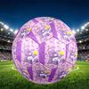 Care Bears Print Size 5 Soccer Ball, PU Wear Resistant Football for Match Training and Daily Practice, Birthday Gift for Soccer Fans