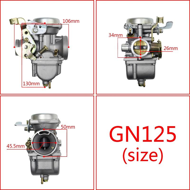 Motorcycle 26mm Carburetor Carb For Suzuki GN125 GS125 GN 125 EN125 GN125E 1994 - 2001 GS GN Intruder 125 Carburetor