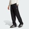 adidas Оригинальные спортивные штаны для бега, удобные, мягкие, в полоску, свободные, ретро, спортивные, трикотажные, мужские, черные IY0426