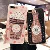 Silicone Full Package Case for OPPO F9, Reno4, A79, A11 - Summer Ice Cream Design - Creative Quicksand - Couple Set Available.