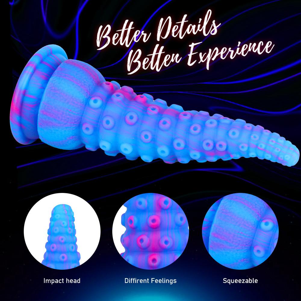 Alien Anal Plug Dildo Liquid Silicone Female Anal Strip Anal Expansion Anal Hare SM Alternative Adult Masturbator Dildo